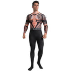 Aquaman Arthur Halloween Fancy Family Cosplay Costume Zentai Jumpsuit - Azufun