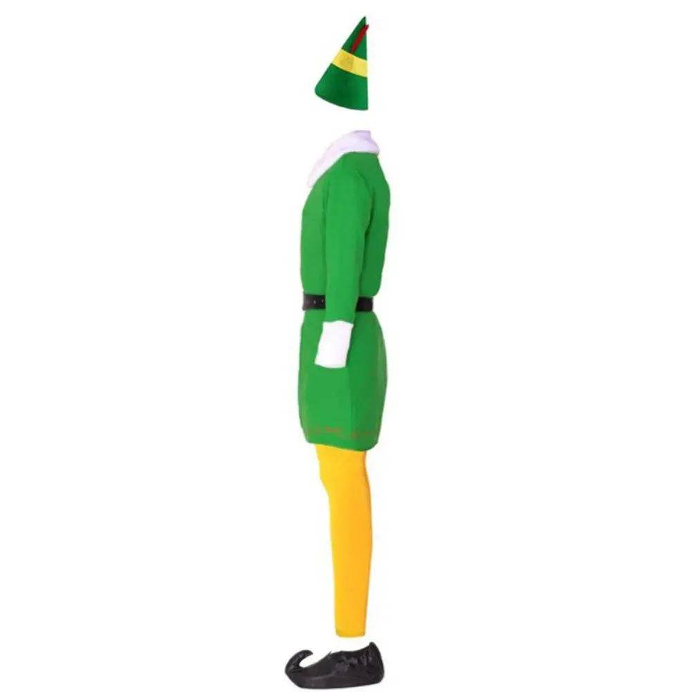 Buddy Elf Christmas Cosplay Costume Full Set Party Costumes for Men - Azufun