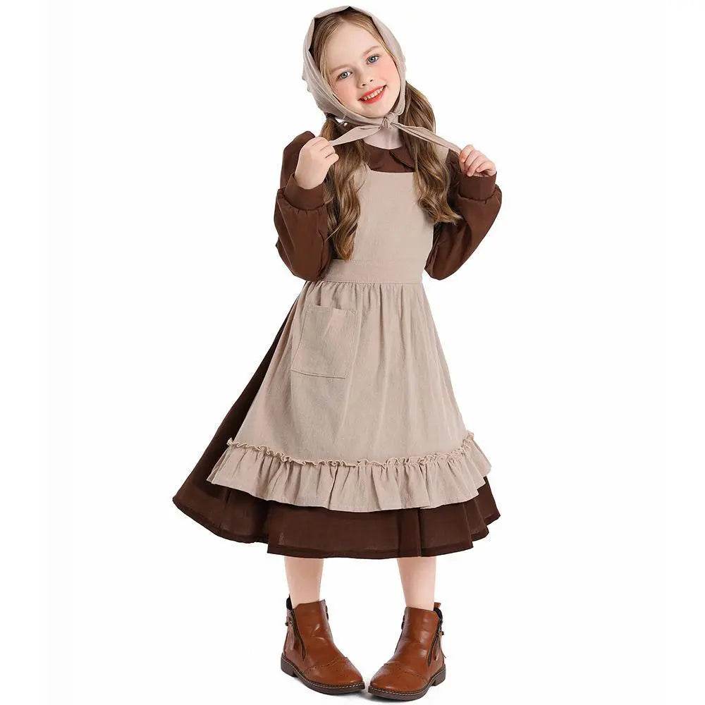 Children's Day Cinderella Maid Costume Party Costume - Azufun