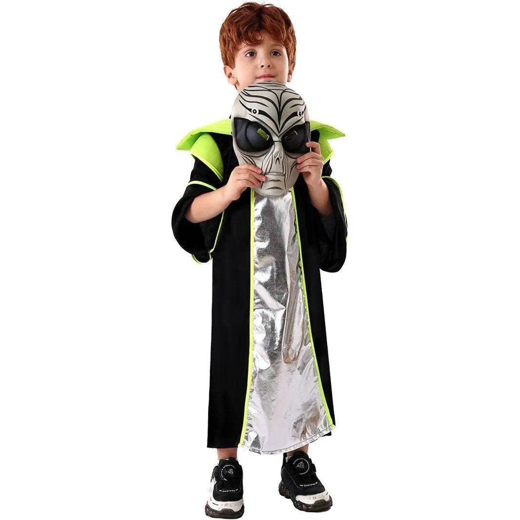 Children's ET Alien Cosplay Costume Halloween and Kindergarten Party Outfit - Azufun