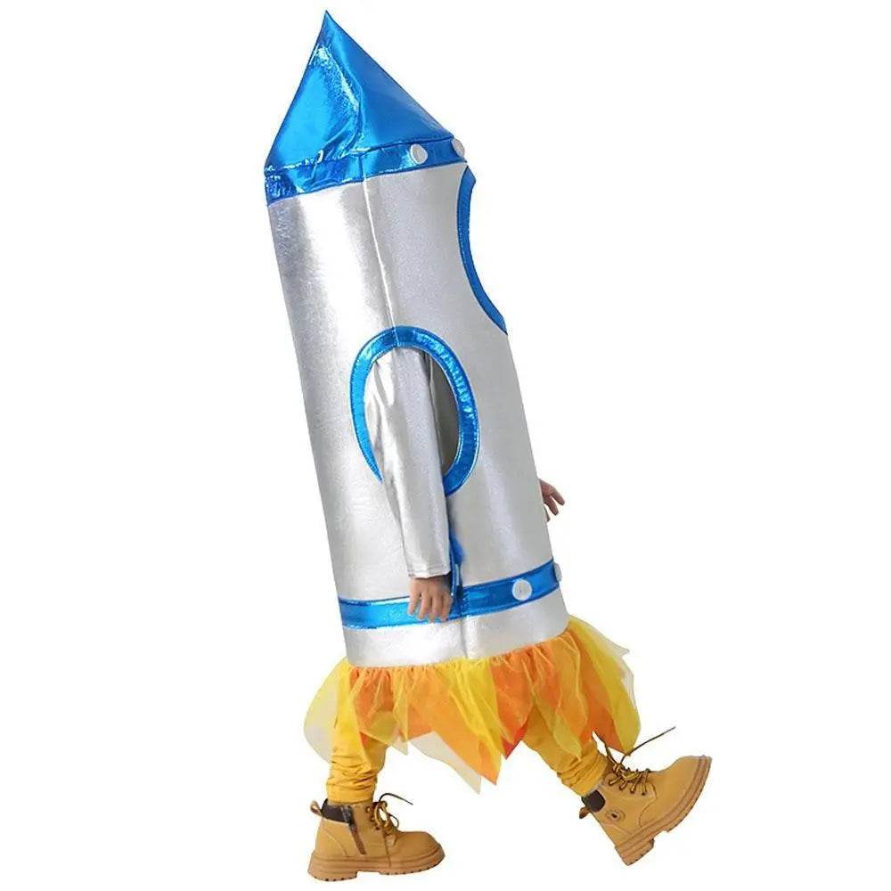 Children's Rocket Astronaut Costume Space Stage Outfit for Kindergarten Performances - Azufun