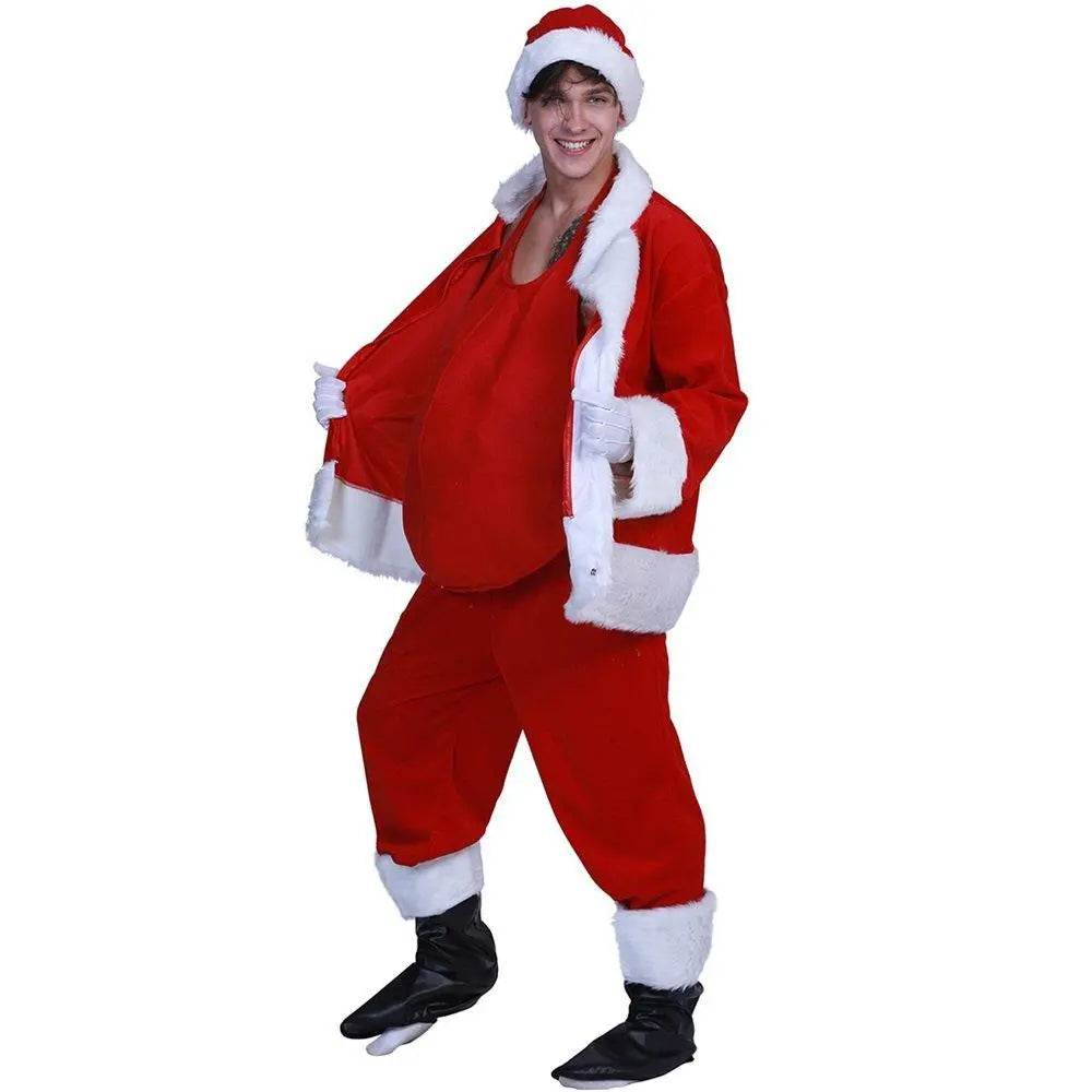 Christmas Costume Accessories Santa Claus Fake Belly Props Unisex - Azufun