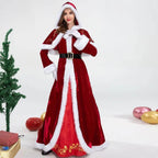 Christmas Costumes Christmas Queen Santa Claus Skirt Set - Azufun
