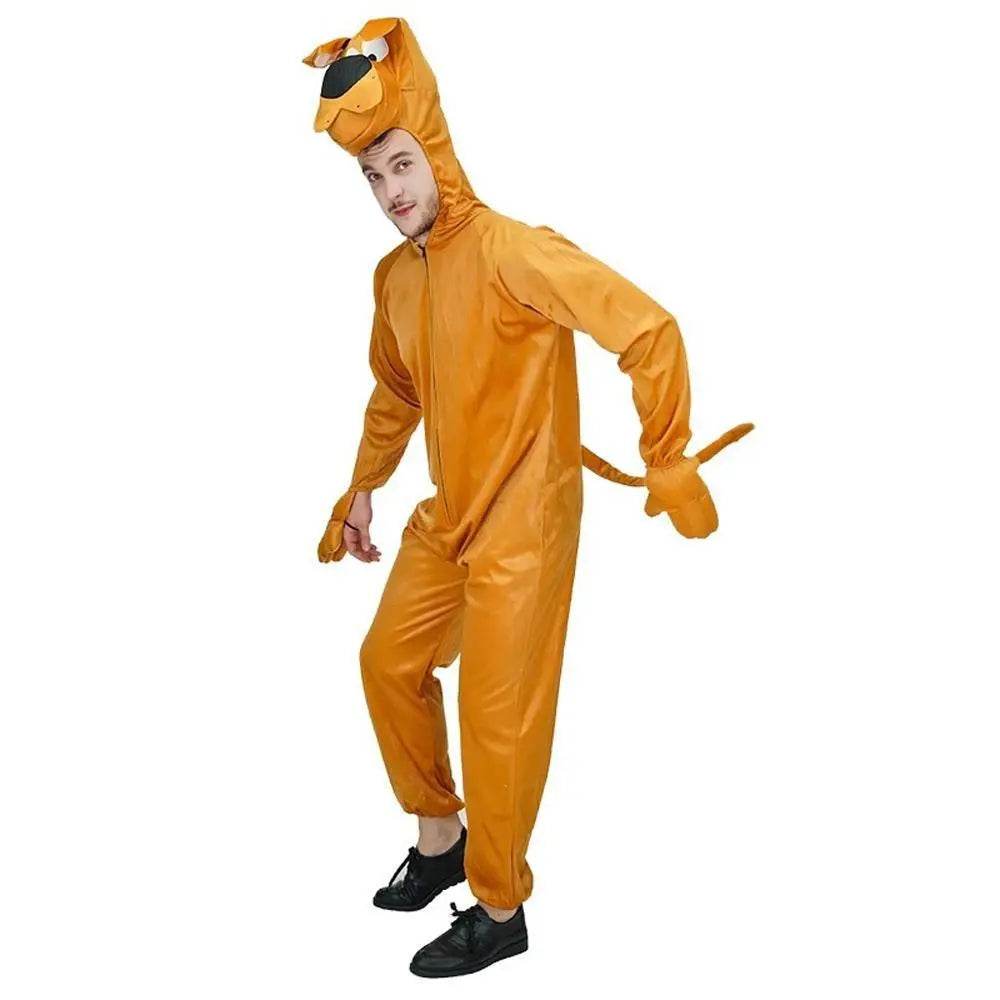 Dog Jumpsuit Adult Animal Stage Party Halloween Costumes - Azufun