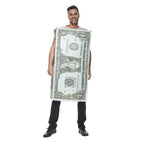 Dollar Costume Halloween Cash Costume Funny Money Maker Adult Men Women - Azufun