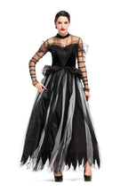 Fairy Tale Black Swan Cos Witch Cos Costume for Halloween Party Prom - Azufun