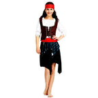 Family Matching Pirate Outfit Cosplay Costume Fancy Dress Halloween - Azufun