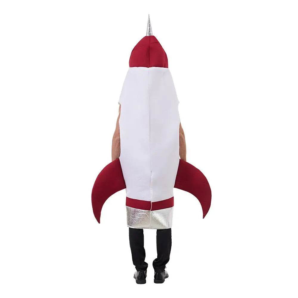 Fancy Dress Space Rocket Inflatable Costume Jumpsuit for Adults Outfit Halloween - Azufun