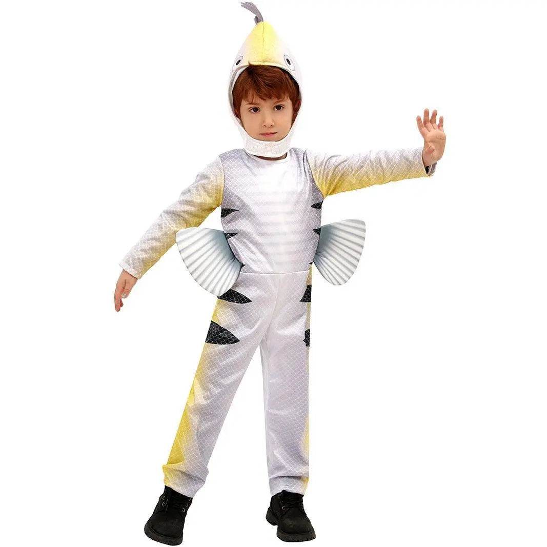 Flounder Kids Animal Jumpsuit Party Cosplay Costumes Halloween - Azufun