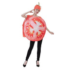 Fruit Sliced Vegetable Tomato women Halloween carnival costume for Adult - Azufun