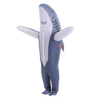 Funny inflatable shark costume Halloween Party for Adult Kids - Azufun
