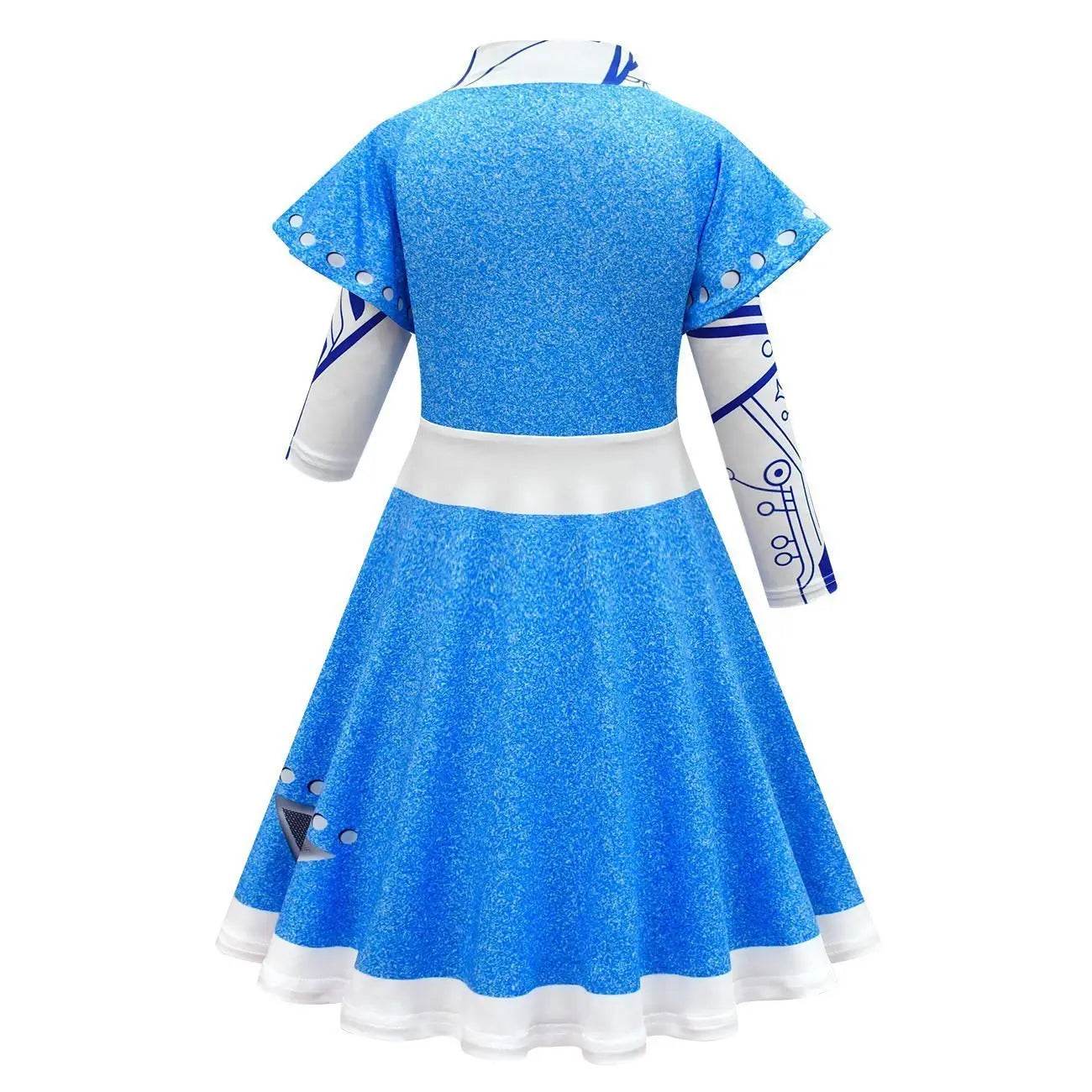 Girls' Zombies High School 3 Cosplay Costumes Halloween Outfit Dress For Kids - Azufun