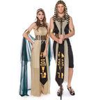 Greek Goddess Prince Couples Costume Halloween Outfits Cosplay Party Carnival - Azufun