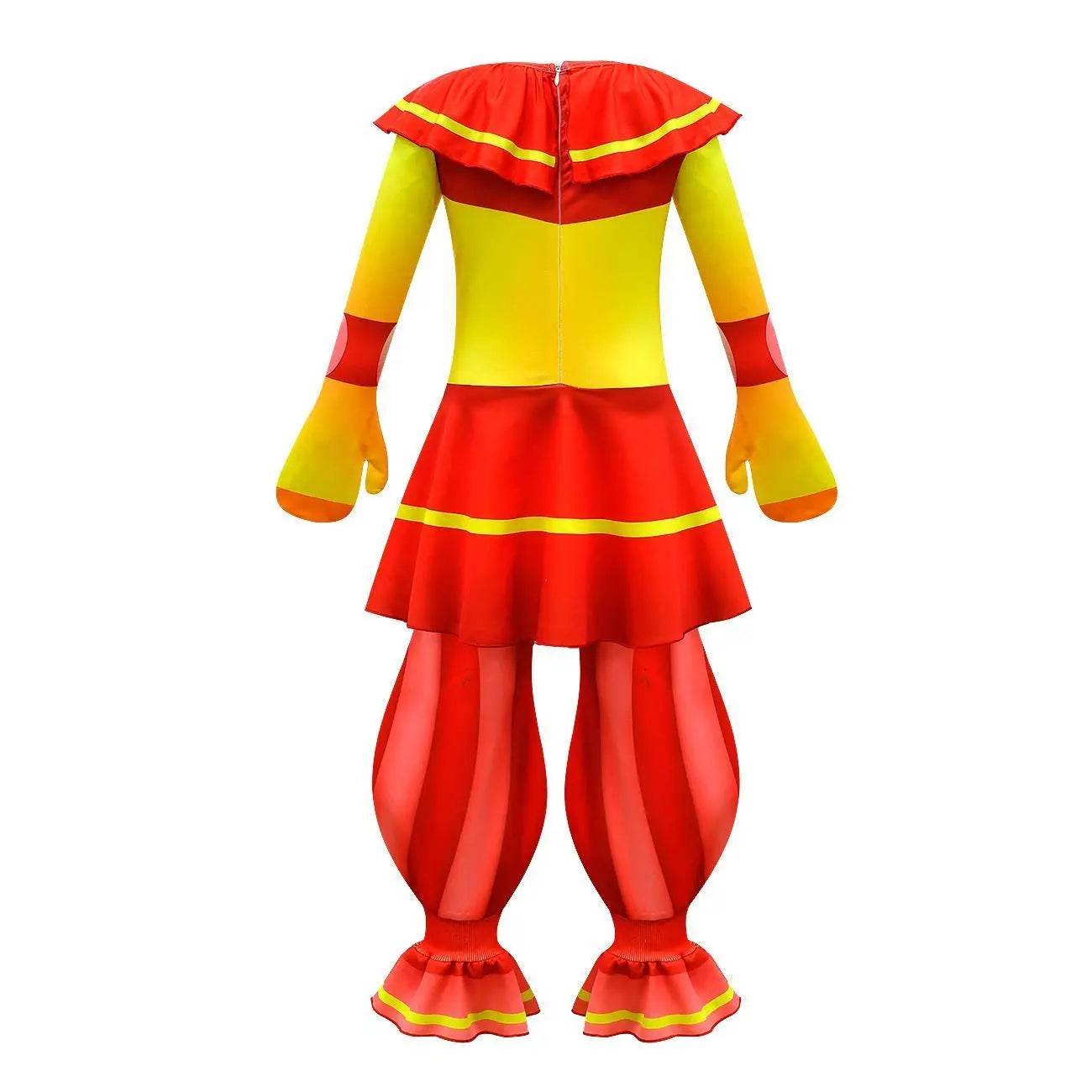 Halloween Clown Cosplay Costumes Jumpsuit Sun Moon Performance Romper For Kids - Azufun