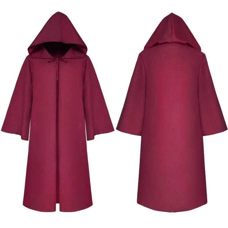 Halloween Medieval Bleach Cloak Cosplay Star War Jedi Knight Anakin Costumes for Adult - Azufun