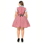 Halloween Plus Size Women German Beer Oktoberfest Cosplay Costume - Azufun