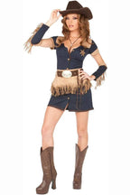 Halloween cowgirl's cosplay party costume Fancy Dress - Azufun