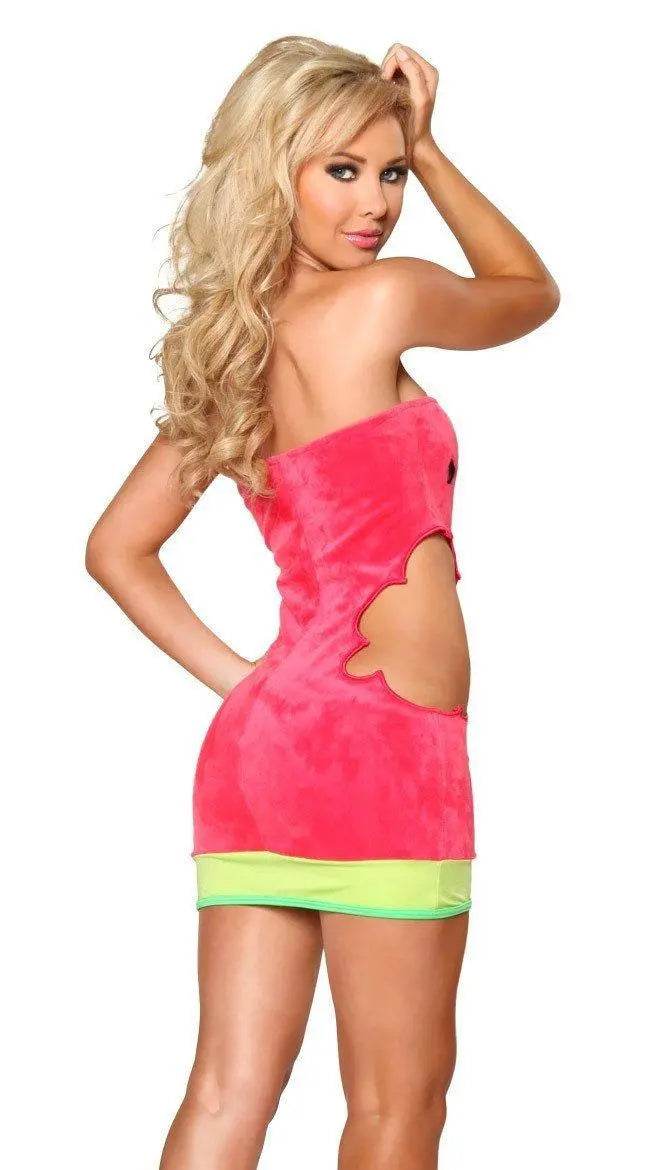 Halloween watermelon dress cosplay party costume Fancy Dress Elegant - Azufun