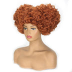 Hocus Pocus Cosplay Winifred Movie Wig Red Queen Costume Wigs for Adult - Azufun