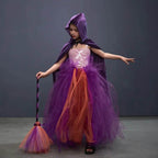 Hocus Pocus Sanderson Winifred Sarah Mary Costume sisters Tutu Dress for kids Girl Halloween Party Gift - Azufun