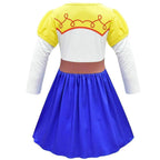 Jessie Toy Story 4 Costume Long Sleeve Dress for Kids Girls - Azufun