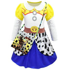 Jessie Toy Story 4 Costume Long Sleeve Dress for Kids Girls - Azufun