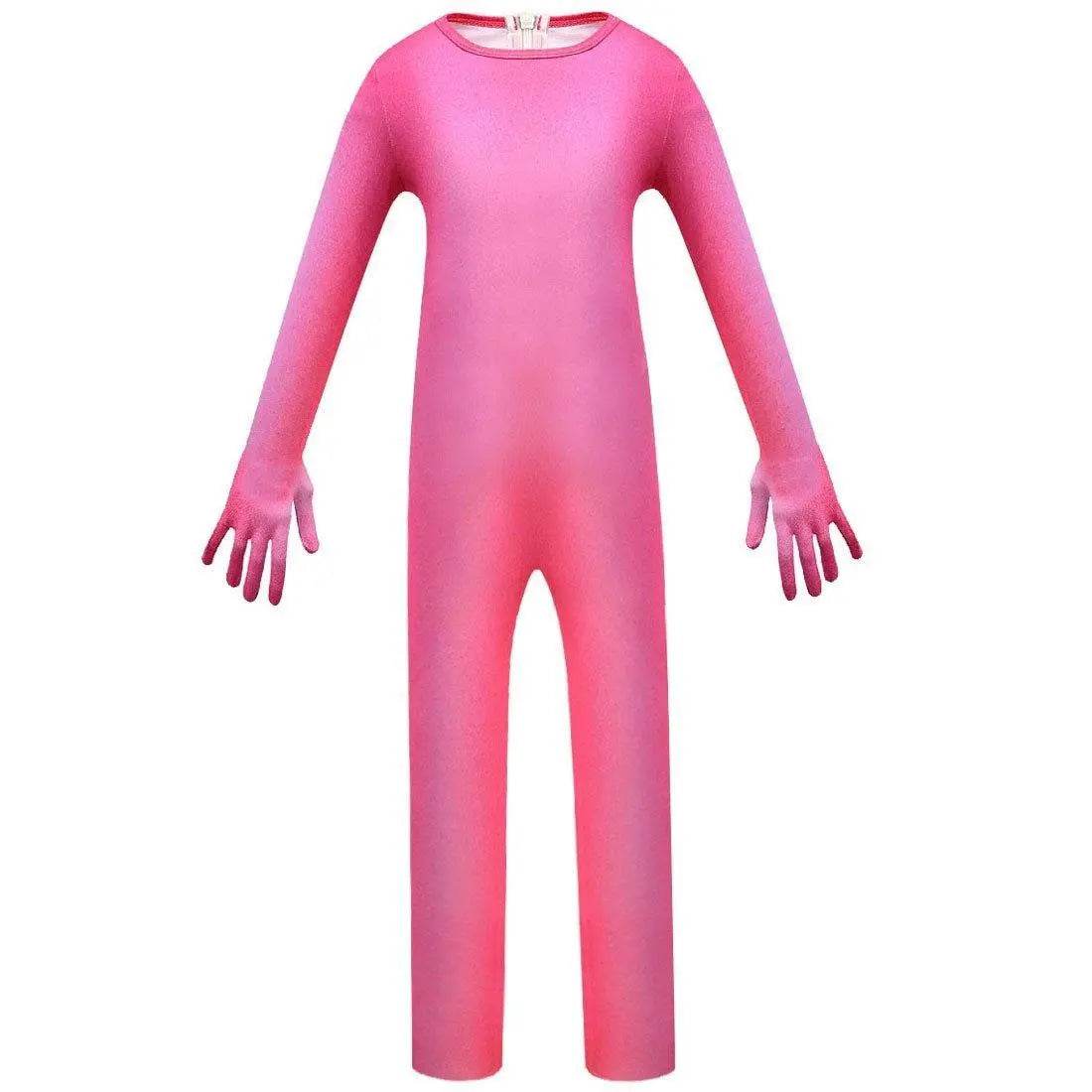Kids Girl Trolls 2 World Tour Poppy Costume Cosplay ZenTai Short Sleeve Cape Dress - Azufun