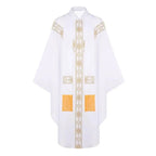 Medieval Cloak Spliced Priest Uniform Cosplay Costume Outfits Halloween Carnival Suit - Azufun