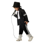 Michael Jackson Kids Performance Costume Tap Dance MJ Imitation Outfit - Azufun