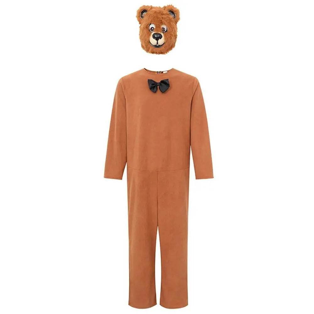 Mr. Smiling Bear Animal Adult Jumpsuit Cosplay Costume Carnival - Azufun