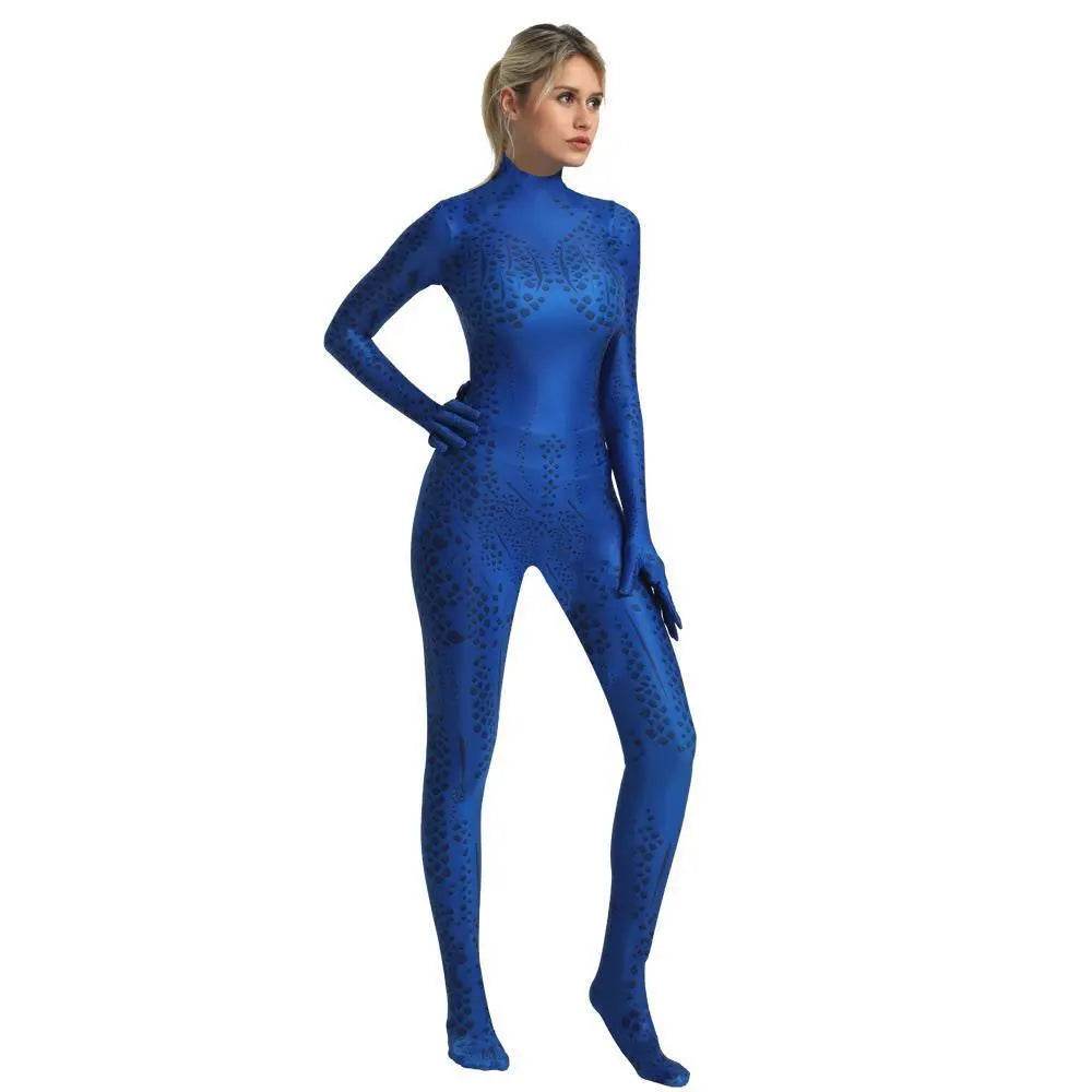Mystique Costume X-Men Apocalypse Halloween Cosplay Bodysuit Jumpsuit Women Men Kids - Azufun