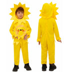 Plant Sunflower Children's Day Kids Stage Party Cosplay Costumes - Azufun