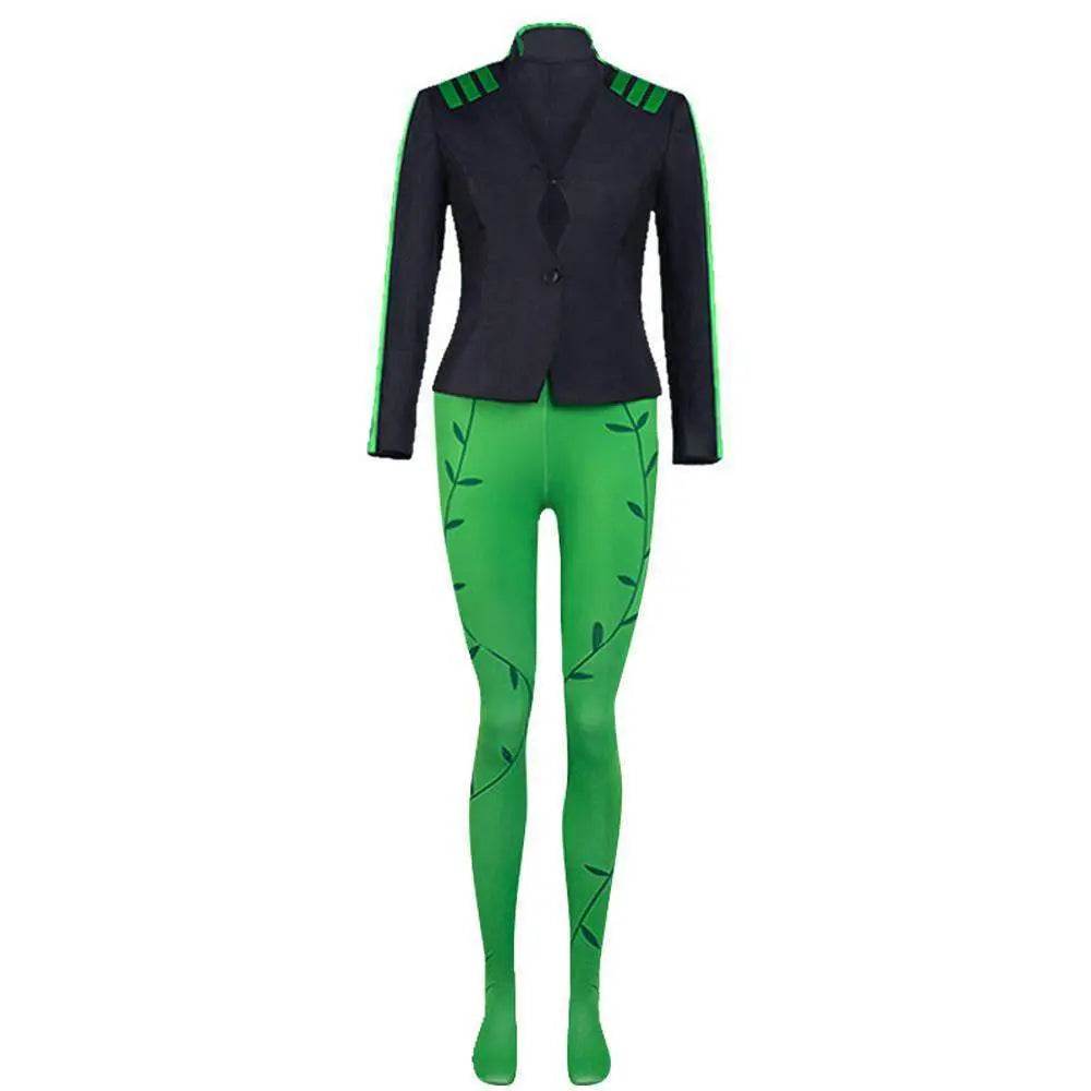 Poison Ivy Cosplay Costume Harley Quinn Outfits Halloween Carnival Dress Up Suit Outfit For Women - Azufun