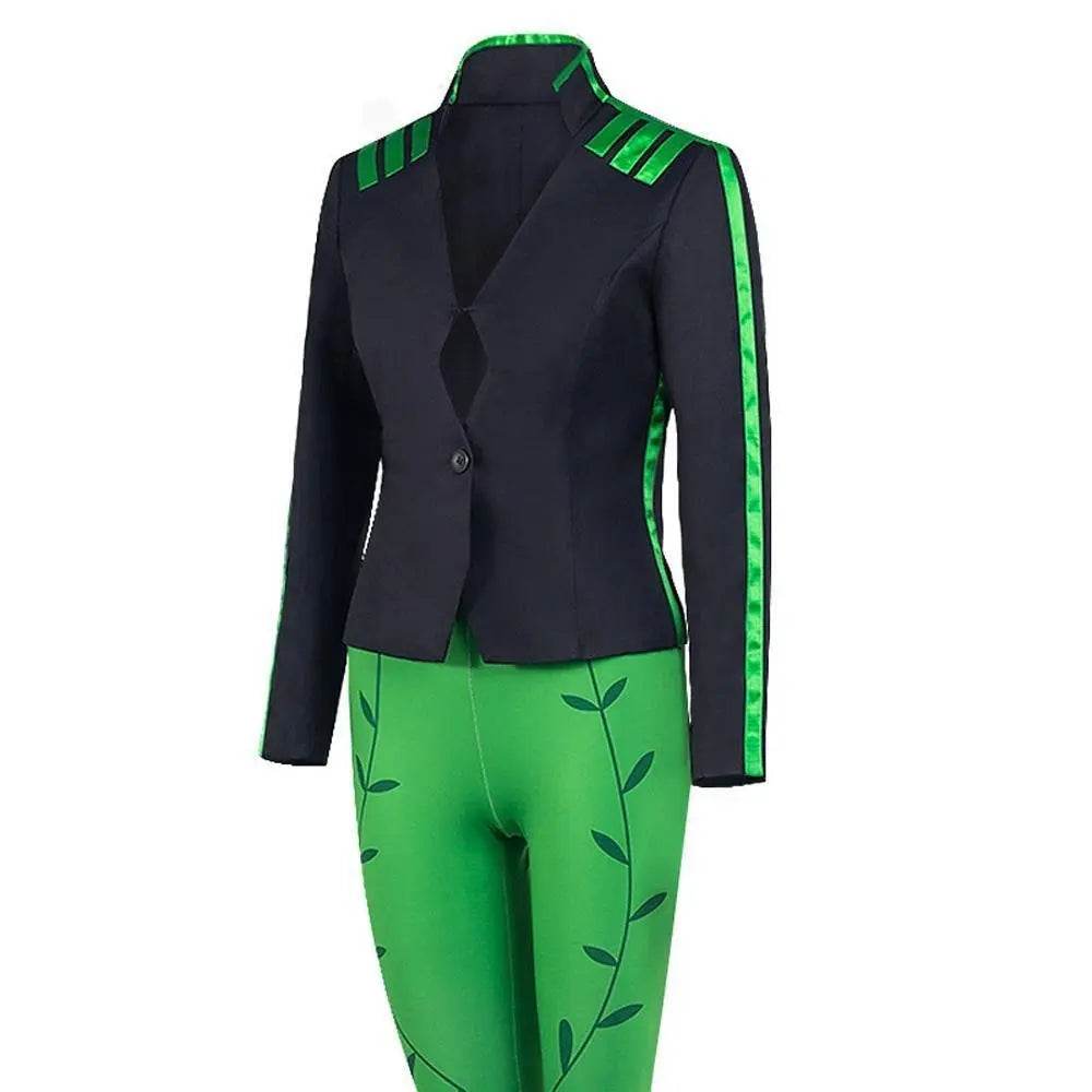 Poison Ivy Cosplay Costume Harley Quinn Outfits Halloween Carnival Dress Up Suit Outfit For Women - Azufun