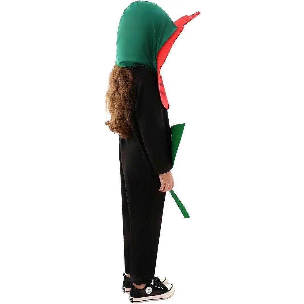 Rose Flower Children's Day Kids Jumpsuit Stage Party Cosplay Costumes - Azufun