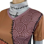 Sally Jack Skellington Finkelstein Costume Dress The Nightmare Before Christmas Halloween - Azufun
