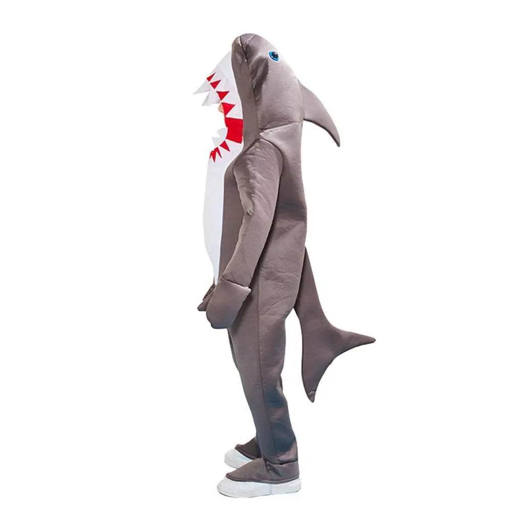 Sea Life Shark Child Jumpsuit Costume Party kids Cosplay Halloween - Azufun