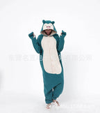 Smiling Snorlax onesie kigurumi pajamas for Adult - Azufun