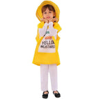 Smock Mustard Bottle Kids Funny Stage Cosplay Costumes Halloween - Azufun