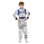 Space Suit Astronaut Couples Costume Carnival Halloween For Kids Girls Boys - Azufun