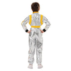 Space Suit Astronaut Couples Costume Carnival Halloween For Kids Girls Boys - Azufun