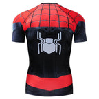 Spider-Man Far From Home Halloween Cosplay Costume Tight T-shirt - Azufun