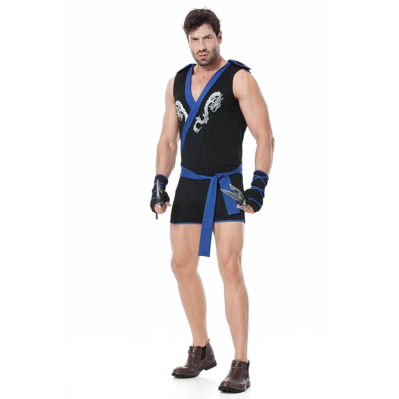 Stag Do Party Fancy Dress Costume Ninja for Men - Azufun
