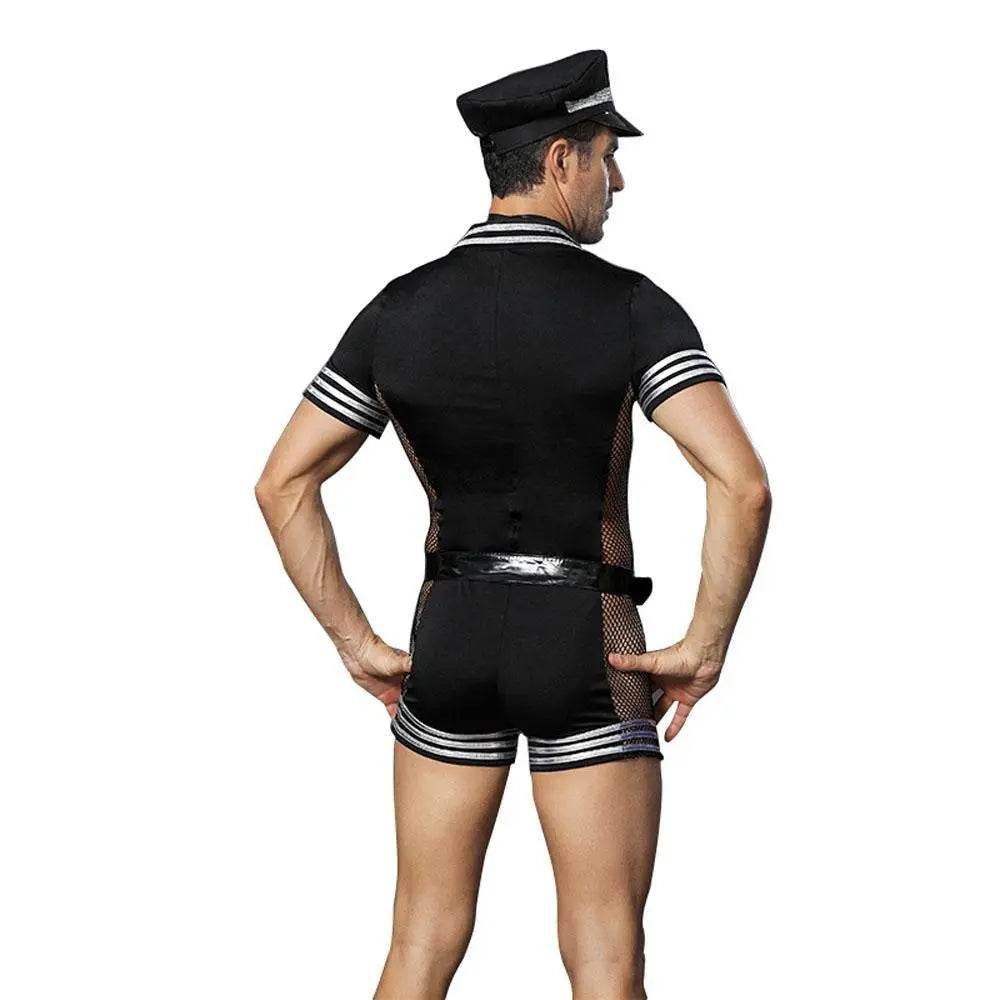 Stag Do Party Fancy Dress Costume Police Sailor Jumpsuit For Men - Azufun