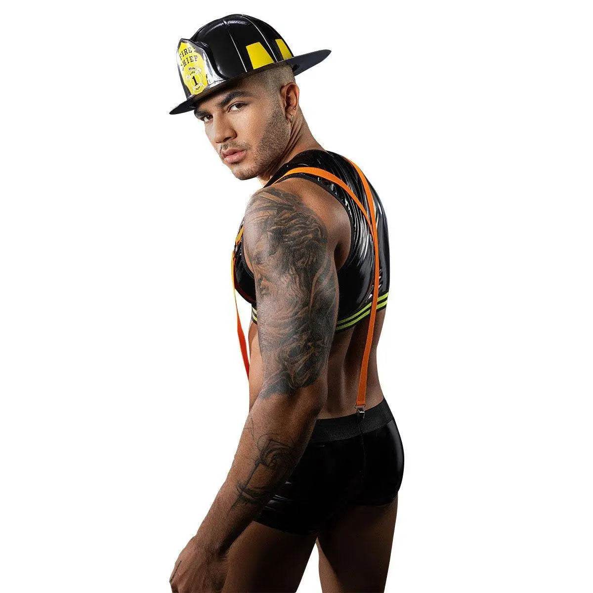 Stag Do Party Firemen Fancy Dress Costume Outfit Night Club Bar For Men - Azufun