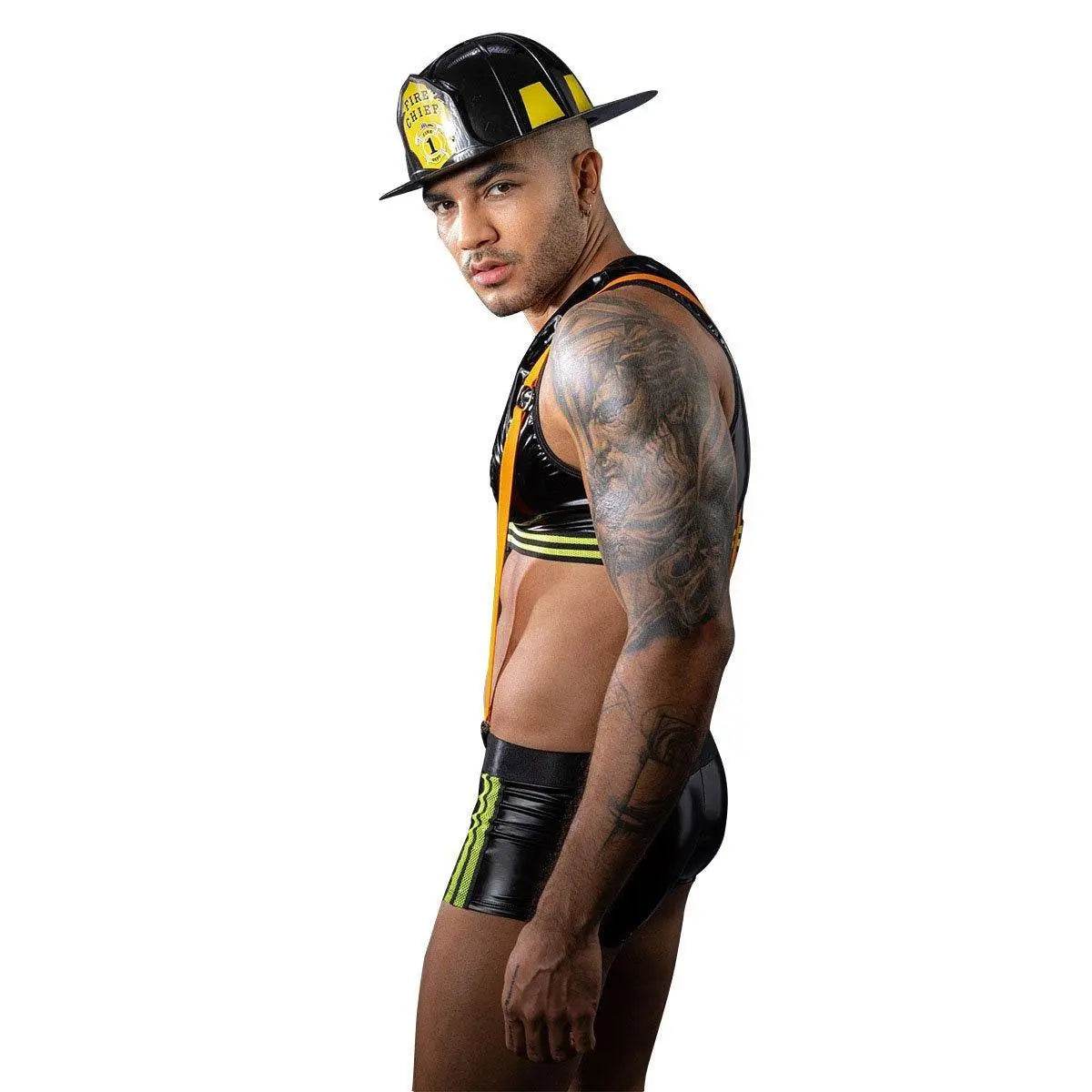 Stag Do Party Firemen Fancy Dress Costume Outfit Night Club Bar For Men - Azufun