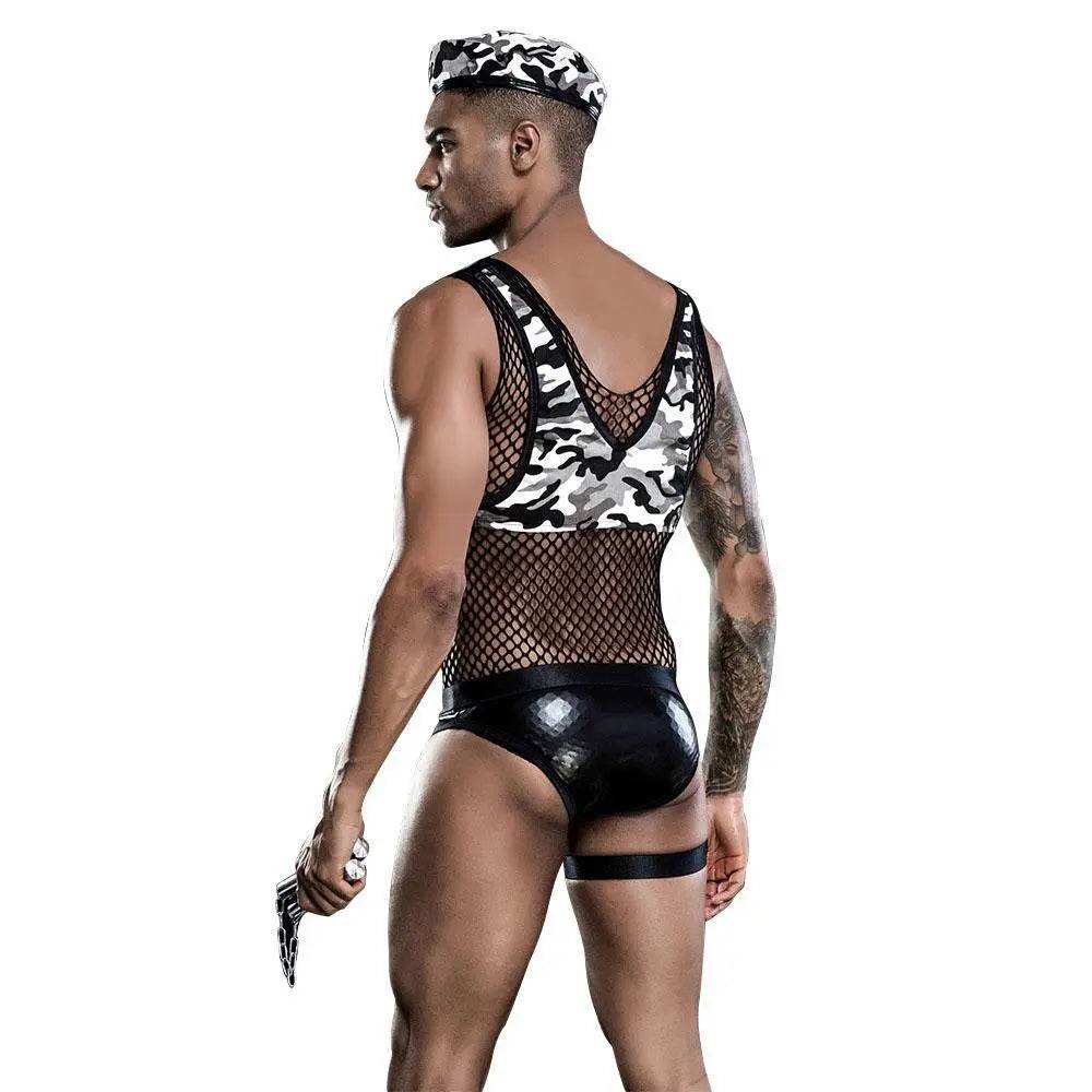 Stag do Camouflage Party Costume Nightclub Uniform - Azufun