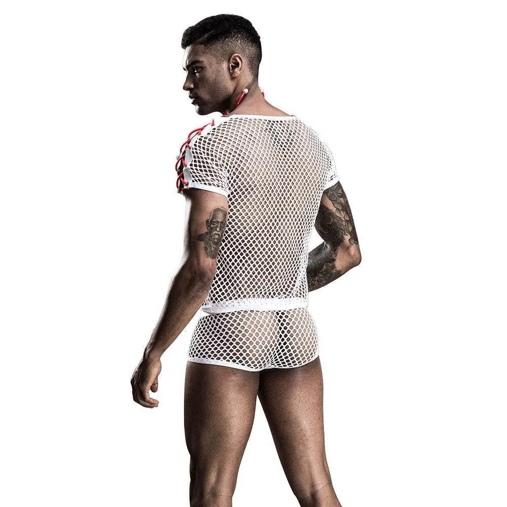 Stag do White Doctor Party Costume Nightclub Uniform - Azufun