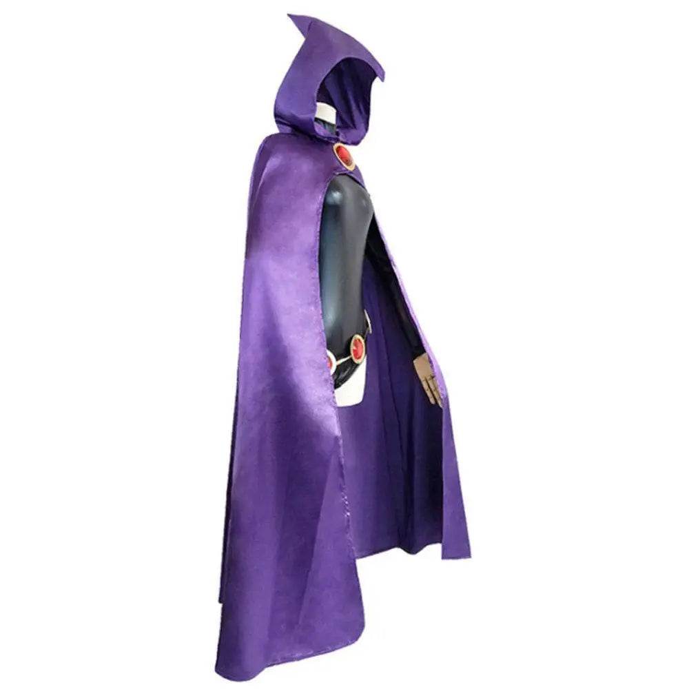 Teen Titans Raven Costume Anime Halloween Cosplay - Azufun