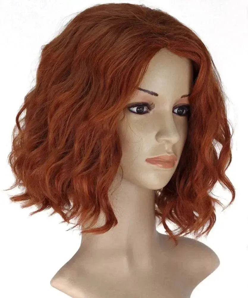 The Avengers Natasha Romanoff Black Widow Wig Short Cosplay - Azufun